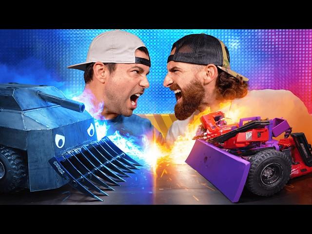 Mark Rober vs Dude Perfect- Ultimate Robot Battle