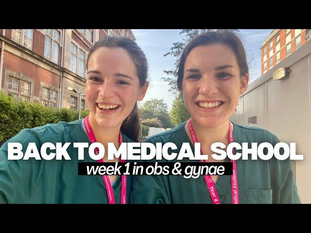 MEDICAL STUDENT WEEK IN LIFE ON HOSPITAL PLACEMENT | starting my 4th year of medical school uk