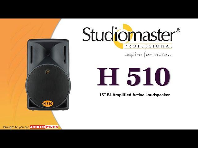 H510 Active Loudspeaker by Studiomaster Professional