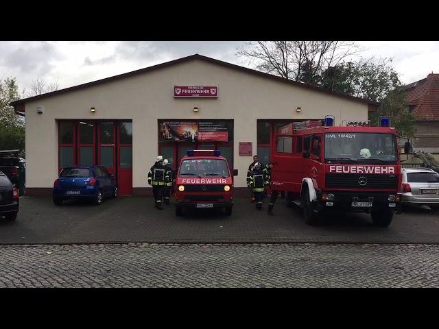 Feuerwehr Elstal Alarmierung 2017 Brandenburg Germany