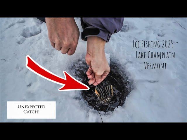 Ice Fishing Lake Champlain ~ First Trip of 2025