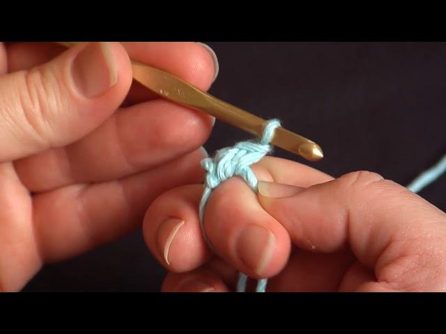How to Crochet: Magic Circle or Magic Ring (Left Handed)