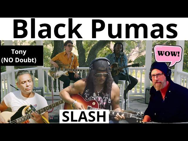 1st Listen- Black Pumas ft SLASH & many more "COLORS"- Pro Guitarist Reacts