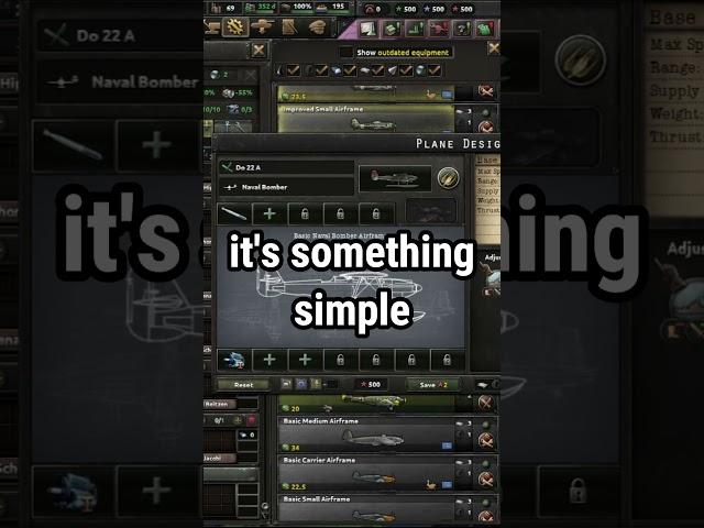 What is the BEST Naval Bomber design in HOI4? #shorts