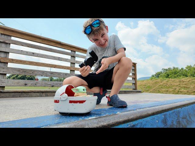 RC Grogu at the Skatepark