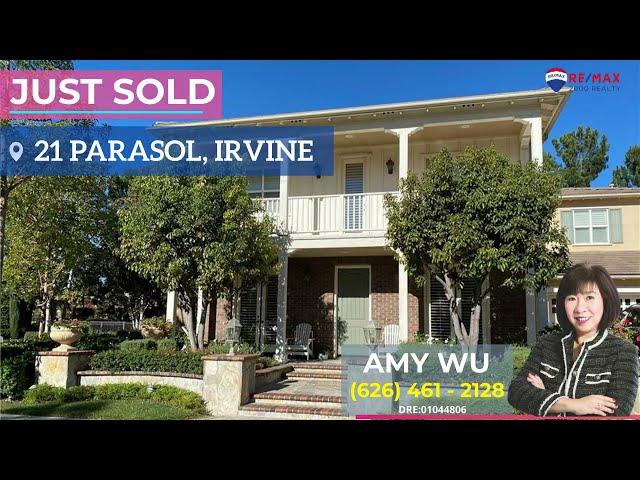 Just Sold in Irvine by Local Realtor Amy Wu |  21 Parasol, Irvine