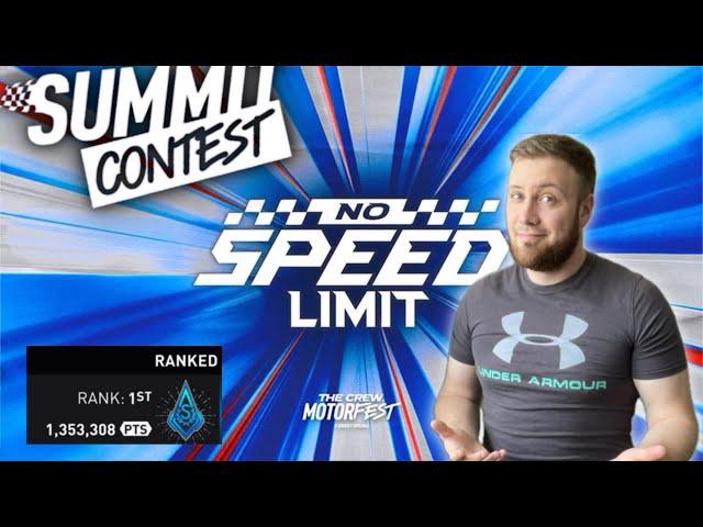 Motorfest -- No Speed Limit Summit! - 1.353.308 Punkte Platin Guide!