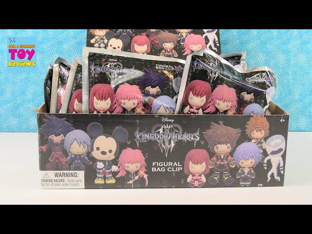 Disney Kingdom Hearts Figural Bag Clip Blind Bag Opening Series 4 | PSToyReviews