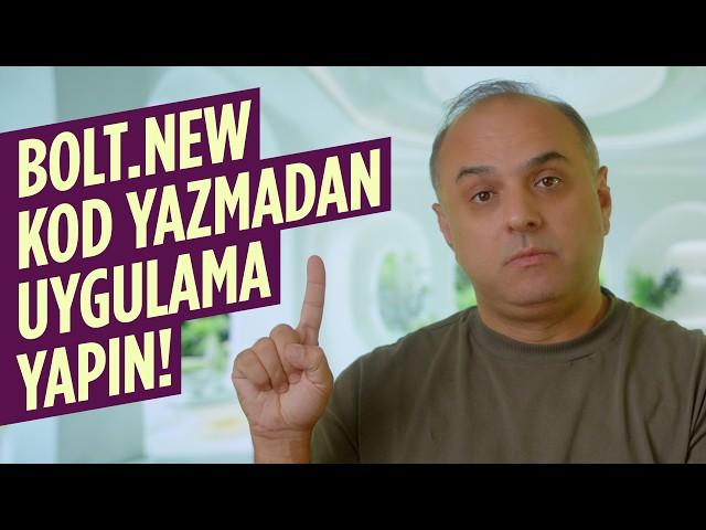  Yapay Zeka ile Kod Yazmadan Uygulama Yapın!  Bolt.New ve  Gemini API Rehberi 