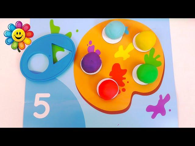 Shapes 🟩 and Colors  | Learning Videos for Kids