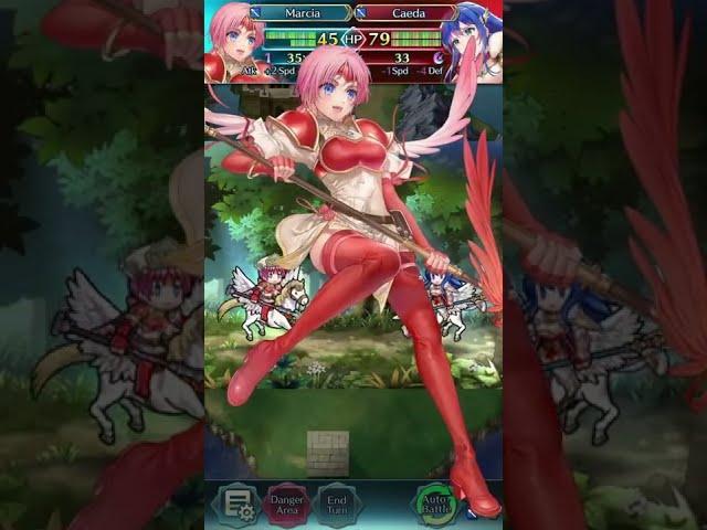 Marcia shows Caeda shes the better lance flier (L Caeda abyssal)