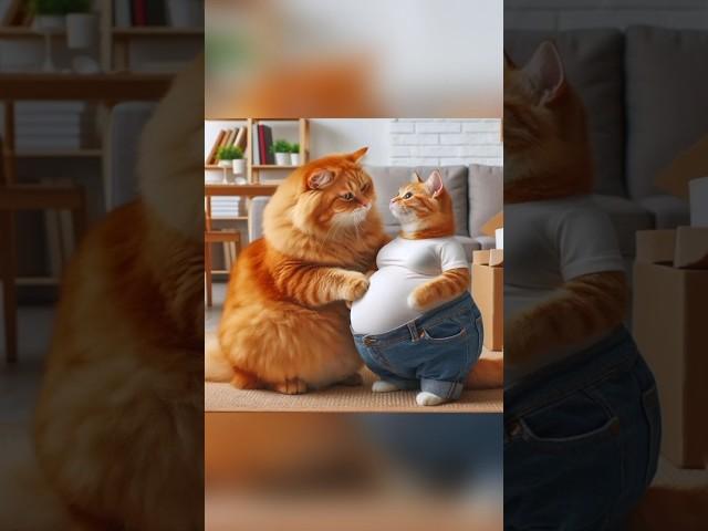 I will be a father #cat #love #viral #shorts