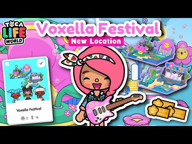 NEW LOCATION UPDATE!  || VOXVILLA FESTIVAL  || Toca Life World