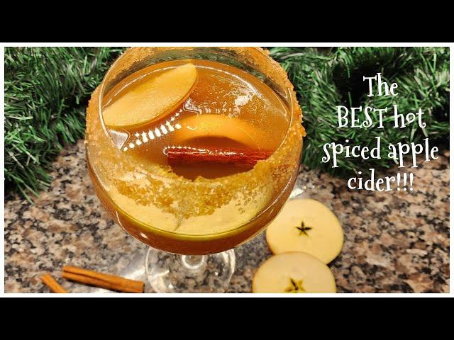 ️A QUICK, EASY, AND DELICIOUS FESTIVE DRINK FOR THE HOLIDAYS | HOT, SPICED APPLE CIDER️