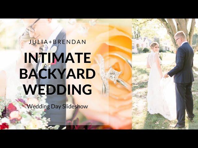 NJ Intimate Backyard Wedding by NJ Elopement Photographer || Julia+Brendan