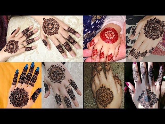 New and Latest Gol Tikki Mehandi Design | Gol Tikki HENNA Design 2024  @asclipz