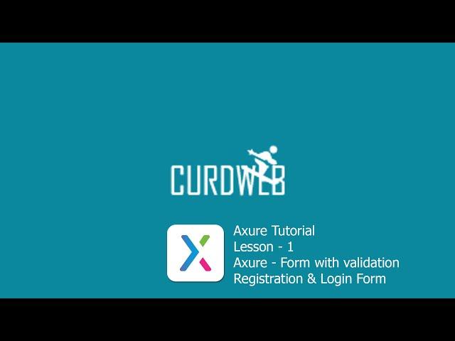 Axure Form Lesson 1