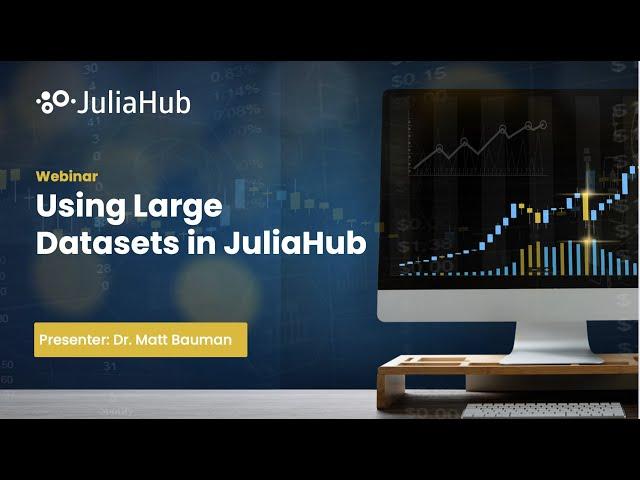 Using Large Datasets in JuliaHub
