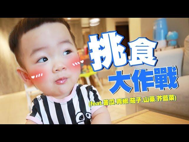 【蔡桃貴成長日記#29】挑食大作戰！試吃五大魔王！(feat.苦瓜.青椒.茄子.山藥.芥藍菜)