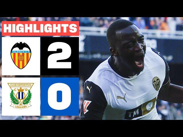 VALENCIA CF 2 - 0 CD LEGANÉS I HIGHLIGHTS LALIGA EA SPORTS