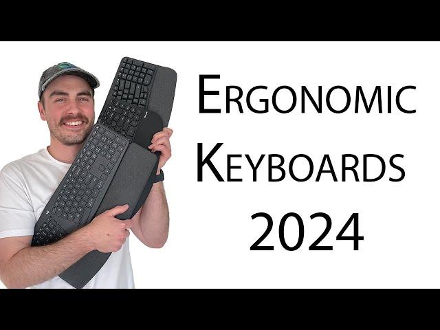 Ergonomic Keyboards 2024 - Logitech Wave 2023 vs Logitech K860 vs Microsoft Sculpt