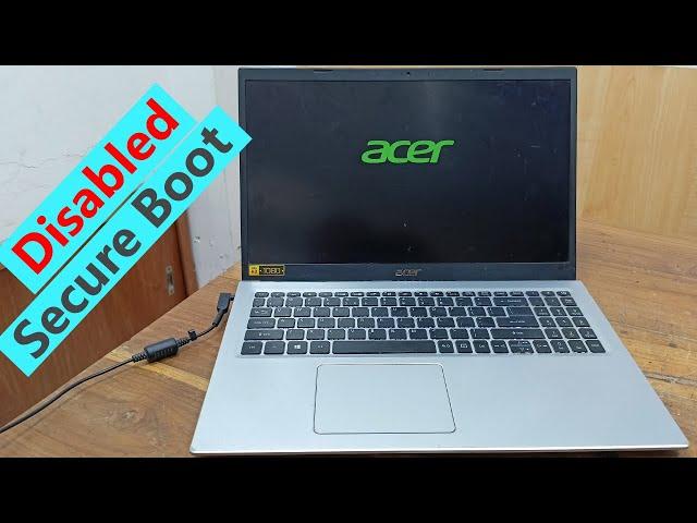 How to Disabled secure boot acer laptop || SSD not found acer laptop