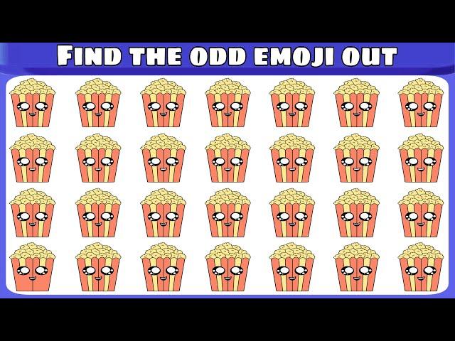 find odd emoji | spot the odd one out | emoji tube puzzle