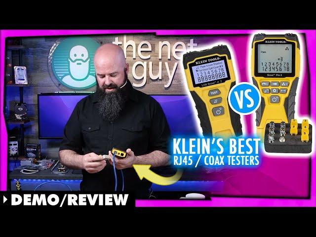 Klein Tools Basic & Advanced RJ45 Testers Compared