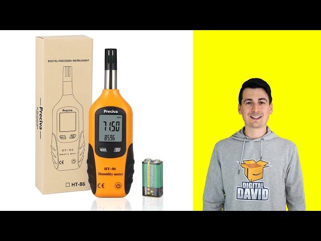 Humidity Meter Review // Preciva Digital Psychrometer Thermo-Hygrometer