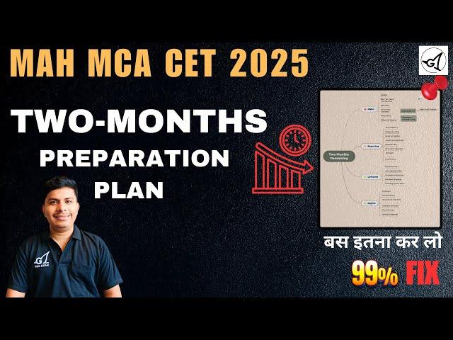 2-Months Preparation Plan II Mah Mca Cet 2025