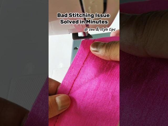 How to fix common sewing problem ? #ussewtips #sewingmachine #silaimachineproblem #tailoring