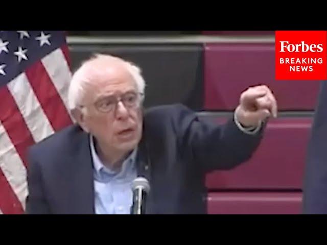 Bernie Sanders Asks Audience To Explain Their Experiences Living Paycheck To Paycheck