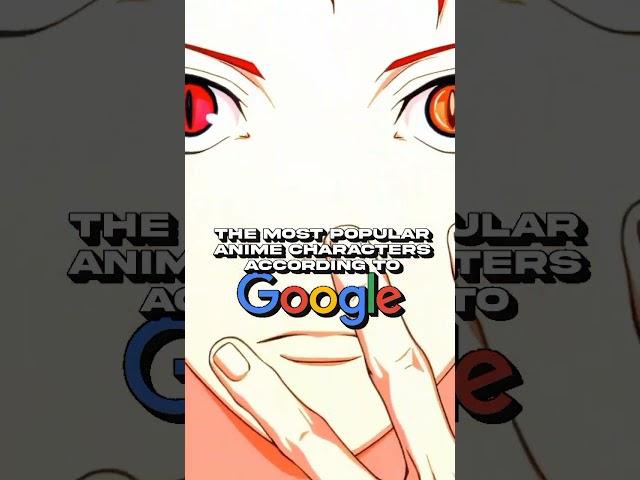 The most popular anime characters according to Google #anime #edit