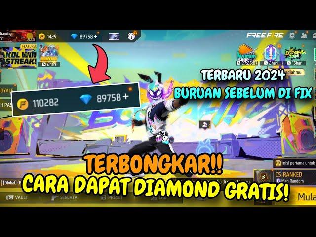 TANPA TOP UP!? Cara mendapatkan diamond free fire gratis terbaru 2024