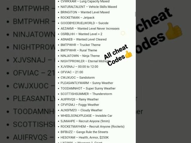 All cheat codes of Gta san andreas#Gta lovers#Gta san andreas#@Techno gamerz#@Rockstar games