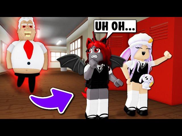 ESCAPE The CRAZY TEACHER With Moody! (Roblox)