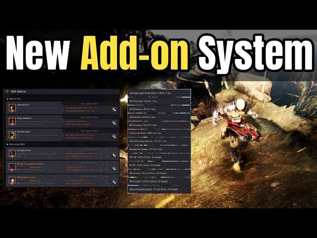 BDO New Skill Addon System ft. Succession Striker - Black Desert Online