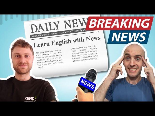 Learn English from the News - Stephen from SEND7 | The Level Up English Podcast 282