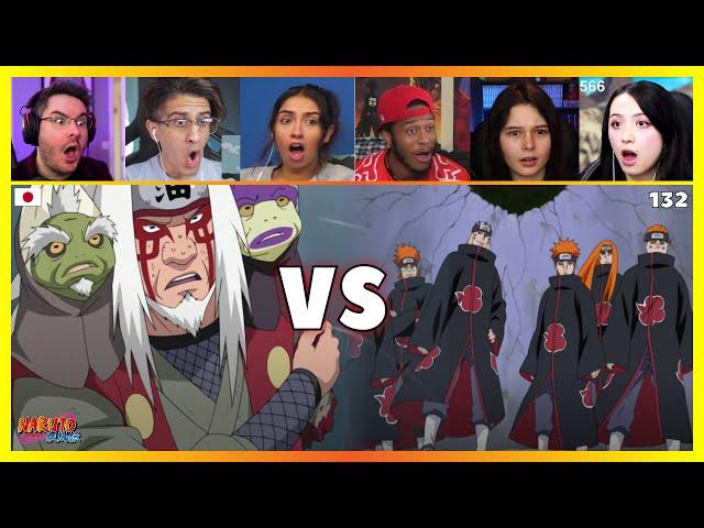 Jiraiya vs Pain (2/3) | Reaction Mashup  [Naruto Shippuden 132] ナルト 疾風伝