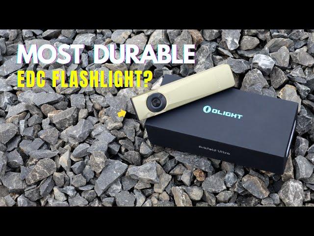 Is this MOST DURABLE EDC Flashlight? Amazing Tactical Torch Olight Arkfeld Ultra Review #edc #tech