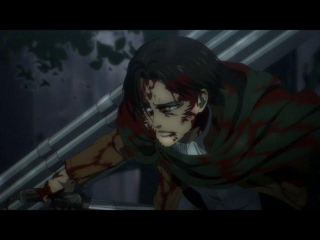 Attack on Titan Season 4 Episode 14 - Levi vs Zeke Round 2 (Full Fight) [HD]