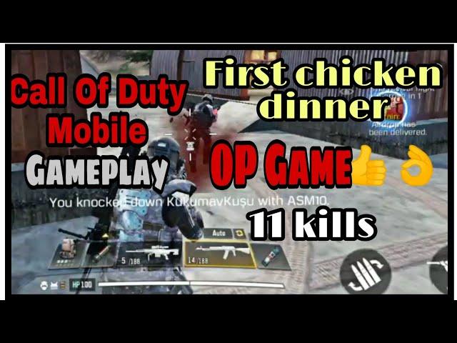 Call of duty gameplay | first chicken dinner | #COD #callofdutymobile | Axomiya Gamer