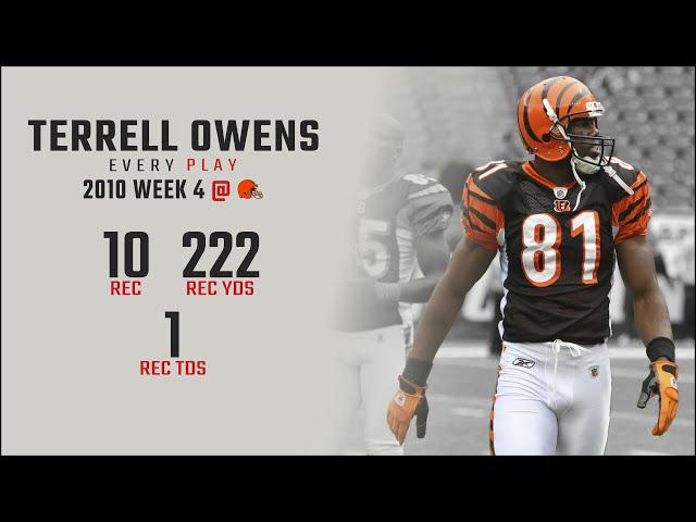 Historic Performances | Terrell Owens Week 4 Replay: 222 Yards and 1 TD in 2010 @ Cleveland Browns