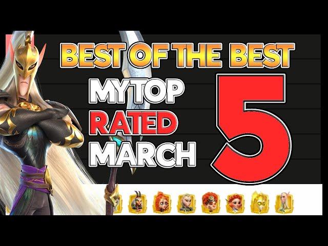 BEST OF THE BEST!! Top 5 Marches in Call of Dragons SEASON 1!! - #callofdragons