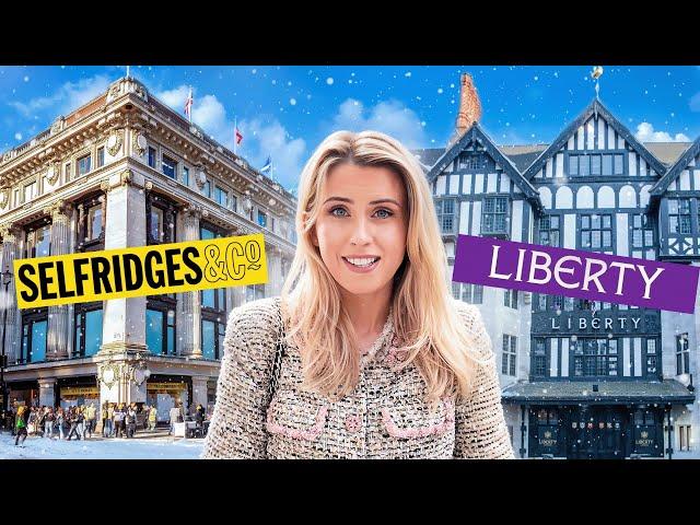 Inside London's MOST EXPENSIVE Christmas Stores! Selfridges & Liberty 2024