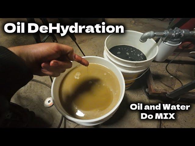 I made a machine to remove water from hydraulic oil. Vacuum de-hydration