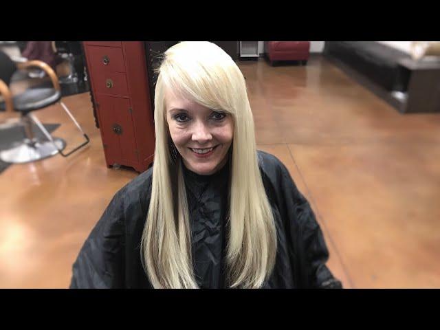 Short to LONG and BLONDE transformation color and tape in extension