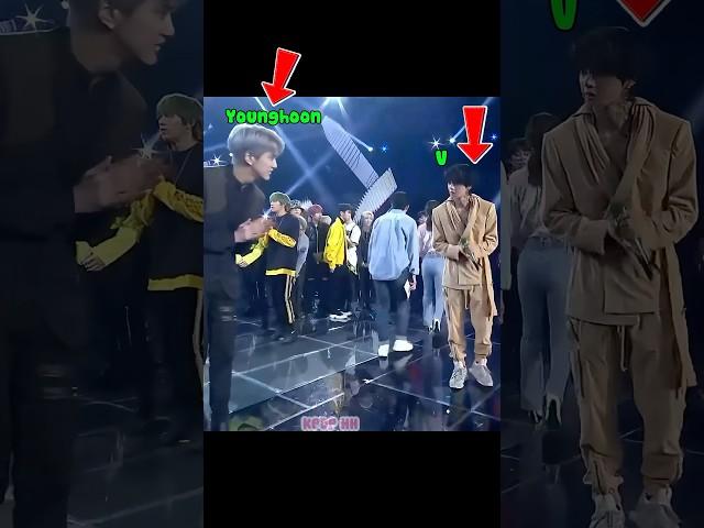 When Younghoon Was A Fanboy Of Kim Taehyung's  His Reaction Is So Cute  #shorts #v #younghoon
