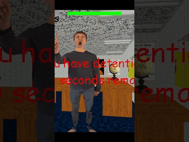 Trolling the principal in Baldi's basics