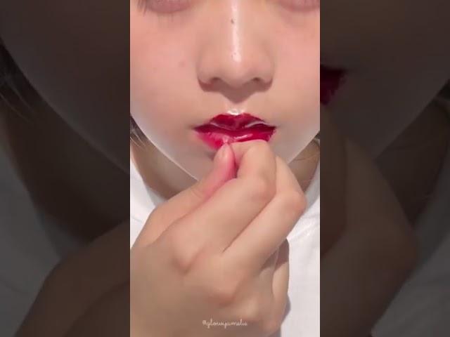 lip tattoo  #liptint #koreanmakeup